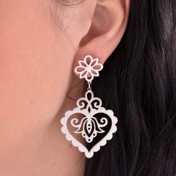 Náušnice Cíferské srdce 1