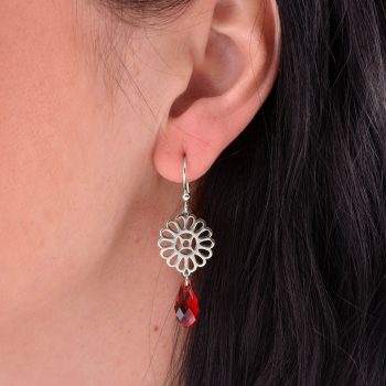 Earrings cifer marguerite - Swarovski