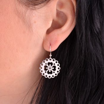 Náušnice FOLK nezábudka 1