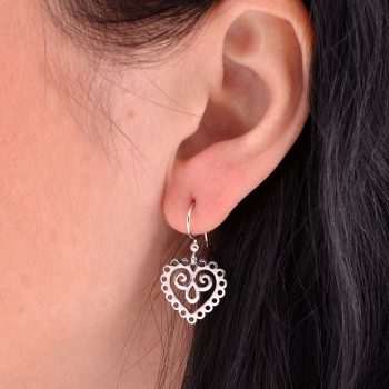 Náušnice srdce mini