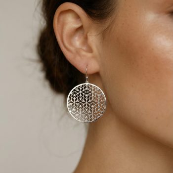 Náušnice Kvet života - kruh 2