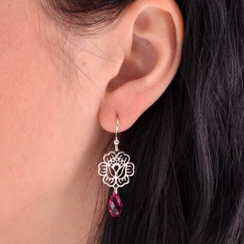 Earrings poppy 1 - Swarovski