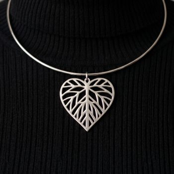 Hoop choker necklace linden tree