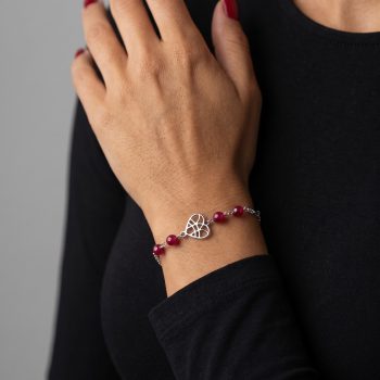 Bracelet Heart ONLY FOR YOU MINI + agate 1