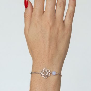 Bracelet Veronika – chain + chalcedony