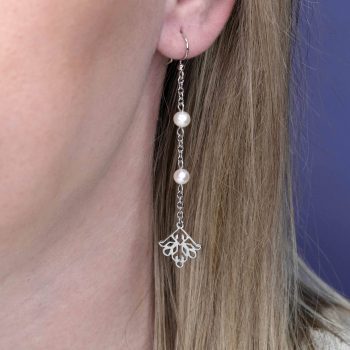 Náušnice ornament  – Pohorela 2 + retiazka