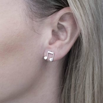 Napichovacie náušnice nota 2