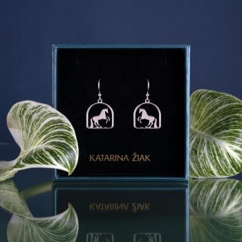 Náušnice Pirueta kôň