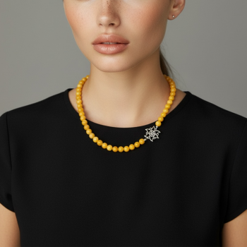 Náhrdelník  narcis 2 - slnečný jaspis