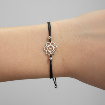 Náramok šnúrka MINI - kvietok Veronika