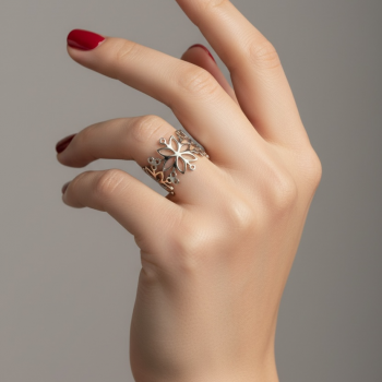 Prsteň kvet života - pás 2