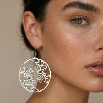 Náušnice ĽALIA - kruh 2 - 5cm