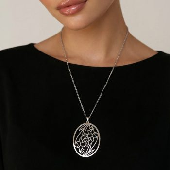 Prívesok narcis ovál 1