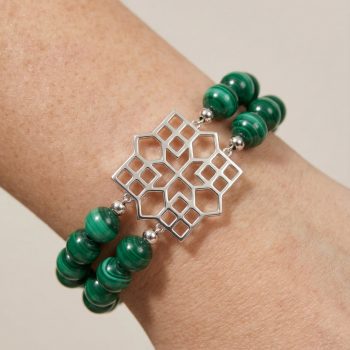 Náramok Novohrad – štvorec 2 (rôzne kamene na výber)