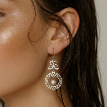 BACUCH Earrings – Hoop with Pearl