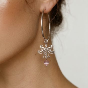 Náušnice KRUH 5cm - ĽALIA