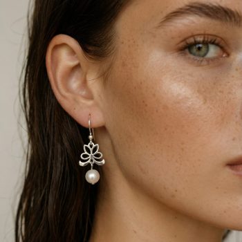 BACUCH Earrings – Ornament with Pearl