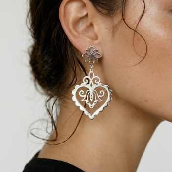 Earrings cifer heart 1