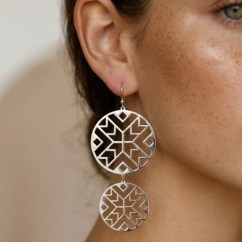 Earrings geometry - circle 2