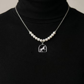 Pirouette Necklace + Freshwater Pearls