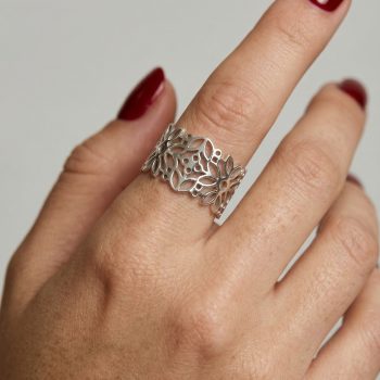 Prsteň SymBBolika modrotlač - pás