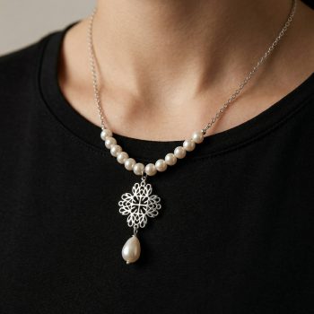 Náušnice štvorec hviezda – Pohorela 3 perly