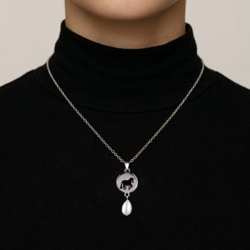 Prívesok Piaf Koník + perla slza