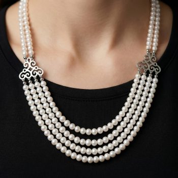 Náhrdelník SymBBolika čipka perly