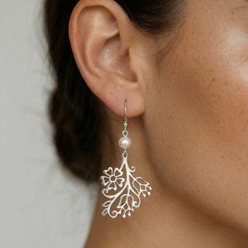 Náušnice vajnorská kytica 2 + perla