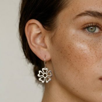 Náušnice kvietok vajnory