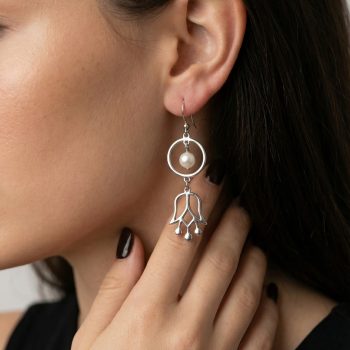 Náušnice Vajnory zvonček 1+ perla