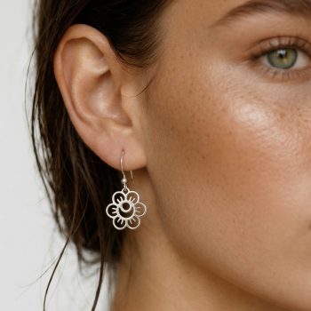 Náušnice Ábelová kvietok -háčik