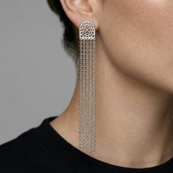 Náušnice Pohorelá hviezda vodopád 1