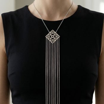 Náhrdelník  čipka vodopád - malý