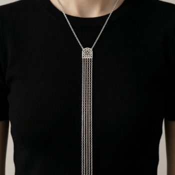 Náhrdelník Pohorelá hviezda vodopád 1