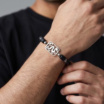 Pánsky náramok drak - onyx