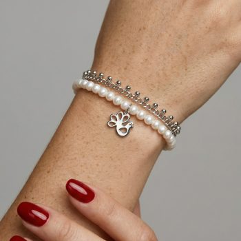 Náramok holubička – retiazka perly dvojitá