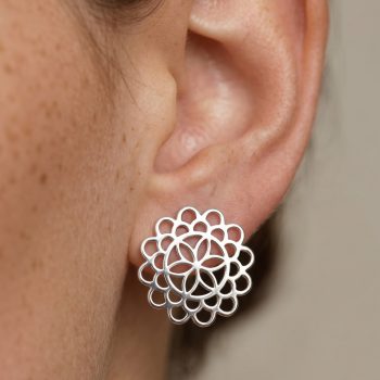Studs - lace ornament 2cm