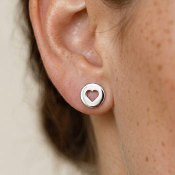 Studs small heart 1