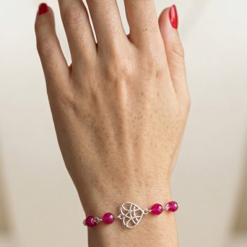 Bracelet Heart ONLY FOR YOU MINI + agate 1
