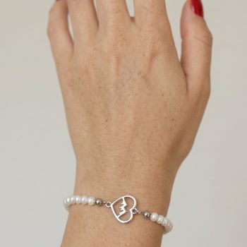 Bracelet Mountains Heart MINI – Pearls