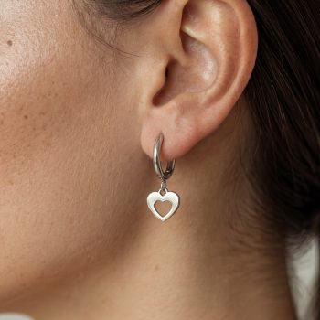 Earring heart ornamentalistics mini + hook