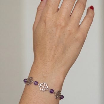 Bracelet Závadka Daisy 5x + purple amethyst