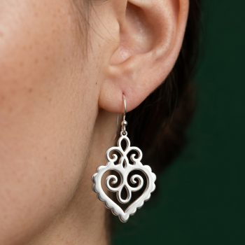 Earrings cifer heart 3