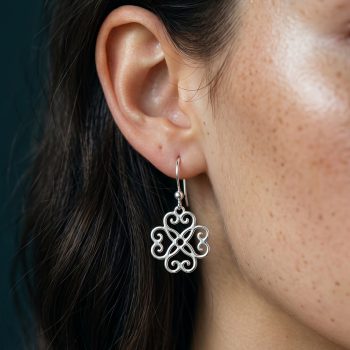 Náušnice SymBBolika štvorlístok mini