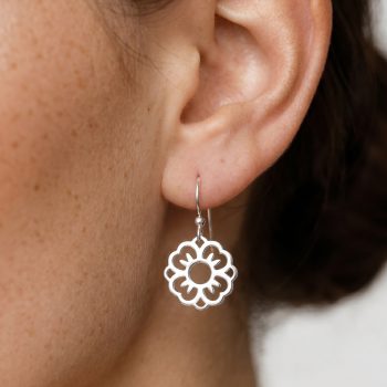 Earrings blueprint forget-me-not