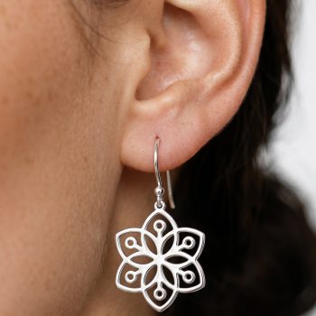 Earrings Flower of life 4
