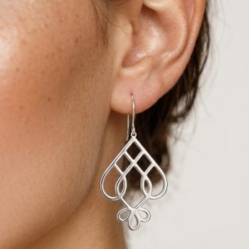 Earrings infinity 2