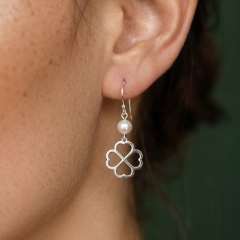 Earrings Little bit of luck 6 + pearl
