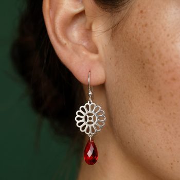 Earrings cifer marguerite - Swarovski